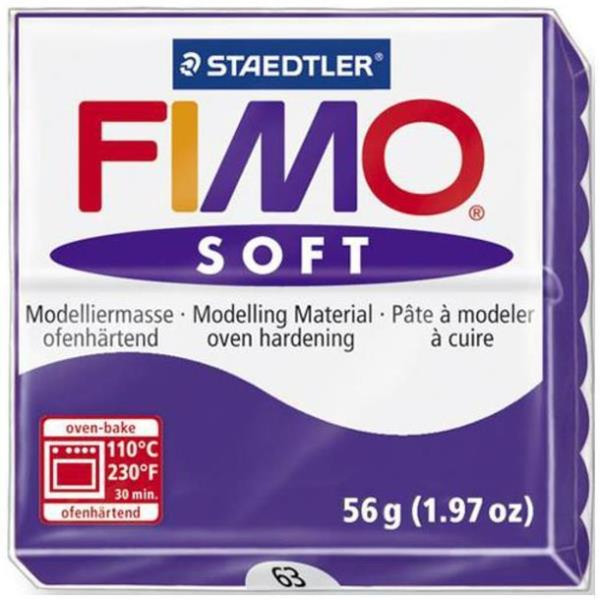 Staedtler FIMO soft Модельная глина 56г Пурпурный 1шт