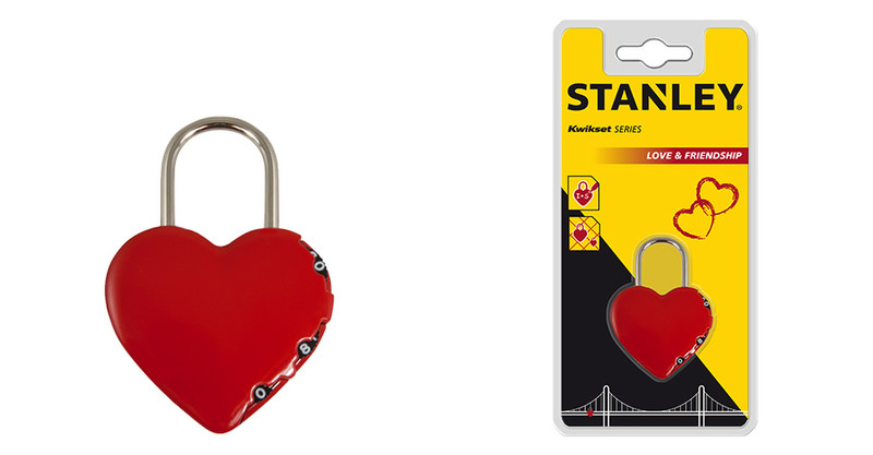 Stanley Heart Shaped Padlock Herkömmliches Vorhängeschloss 1Stück(e)