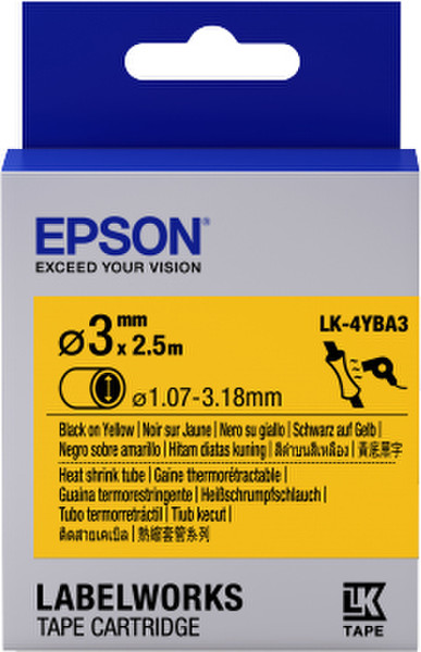 Epson LK-4YBA3 label-making tape