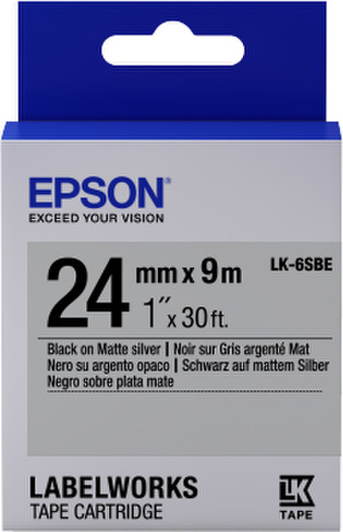Epson LK-6SBE label-making tape