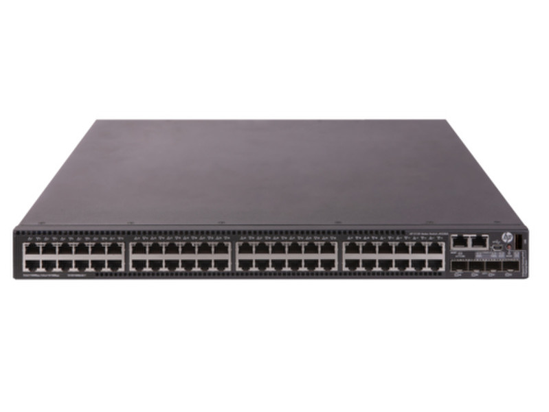 Hewlett Packard Enterprise 5130 48G PoE+ 4SFP+ HI with 1 Interface Slot Managed network switch L3 Gigabit Ethernet (10/100/1000) Power over Ethernet (PoE) 1U Черный