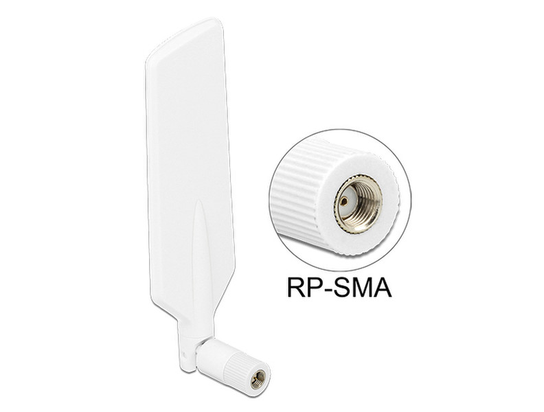 DeLOCK 12431 Mit kugelförmiger Richtcharakteristik RP-SMA 4dBi Netzwerk-Antenne