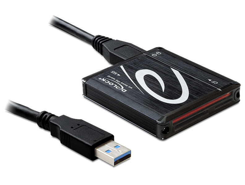 DeLOCK 91705 USB 3.0 Black card reader
