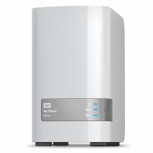Western Digital My Cloud Mirror 12ТБ Подключение Ethernet Белый personal cloud storage device