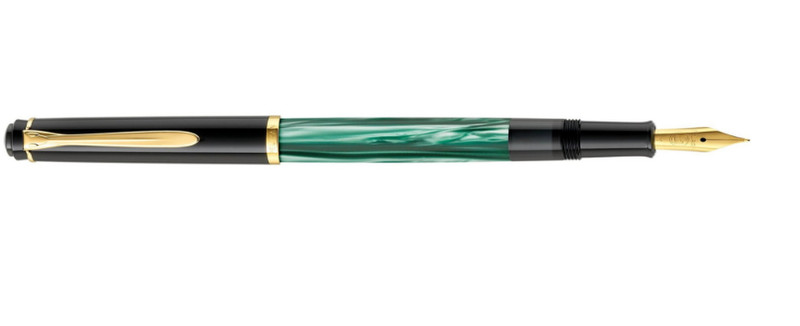 Pelikan Classic M200 Черный, Золотой, Зеленый 1шт перьевая авторучка