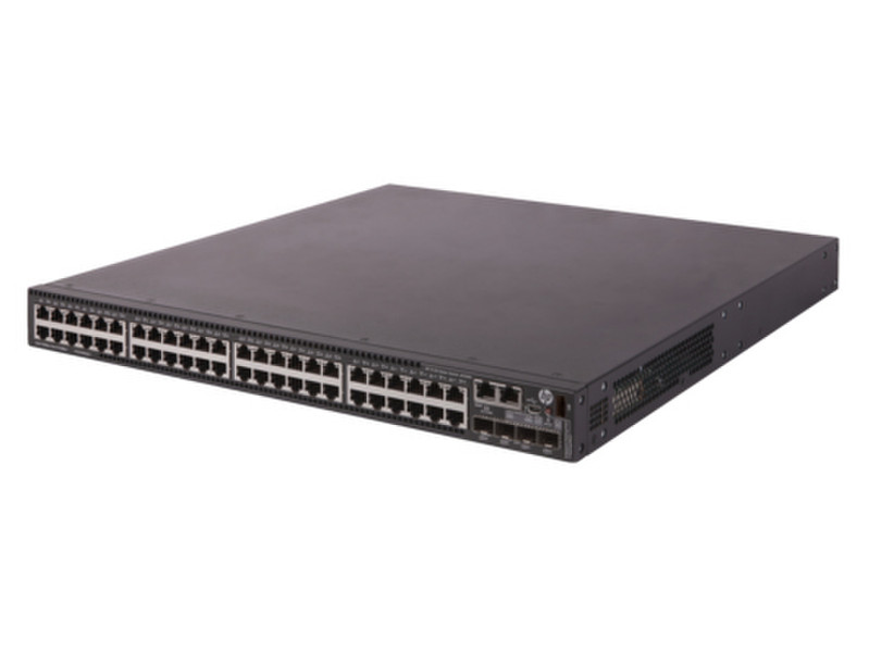 Hewlett Packard Enterprise 5130 48G PoE+ 4SFP+ HI with 1 Interface Slot Managed network switch L3 Gigabit Ethernet (10/100/1000) Power over Ethernet (PoE) 1U Черный