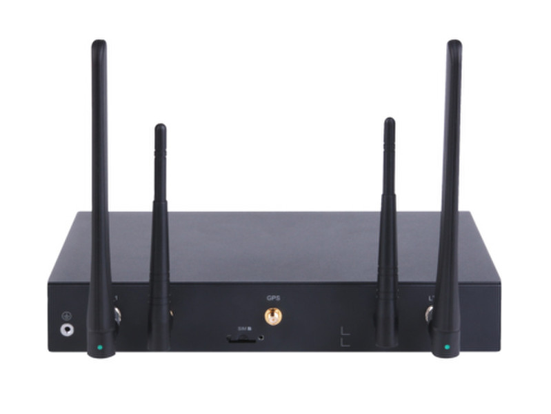 Hewlett Packard Enterprise HPE MSR954-W 1GbE SFP LTE (WW) 2GbE-WAN 4GbE-LAN Wireless 802.11n CWv7 Einzelband (2,4GHz) Gigabit Ethernet 3G 4G Grau WLAN-Router