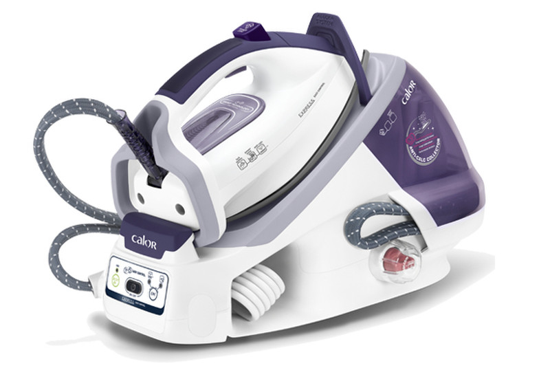 Calor GV7556 2400W 1.7L Violet,White steam ironing station