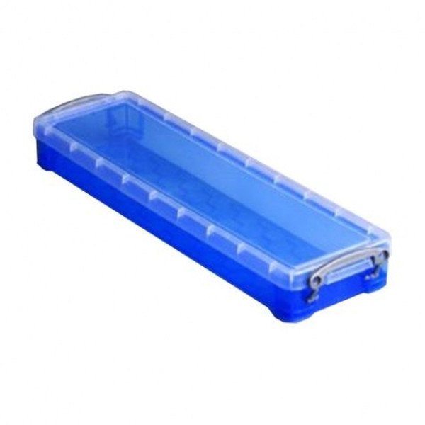 Really Useful Boxes Storage box Rectangular Plastic Blue,Transparent