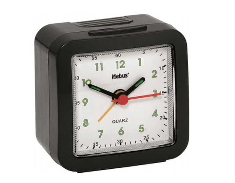 Mebus 25981 Quartz table clock Квадратный Черный настольные часы