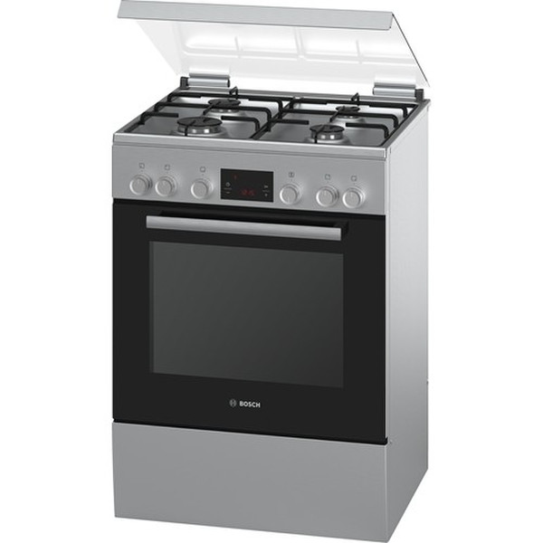 Bosch HGD445150N Отдельностоящий Gas hob A Нержавеющая сталь кухонная плита