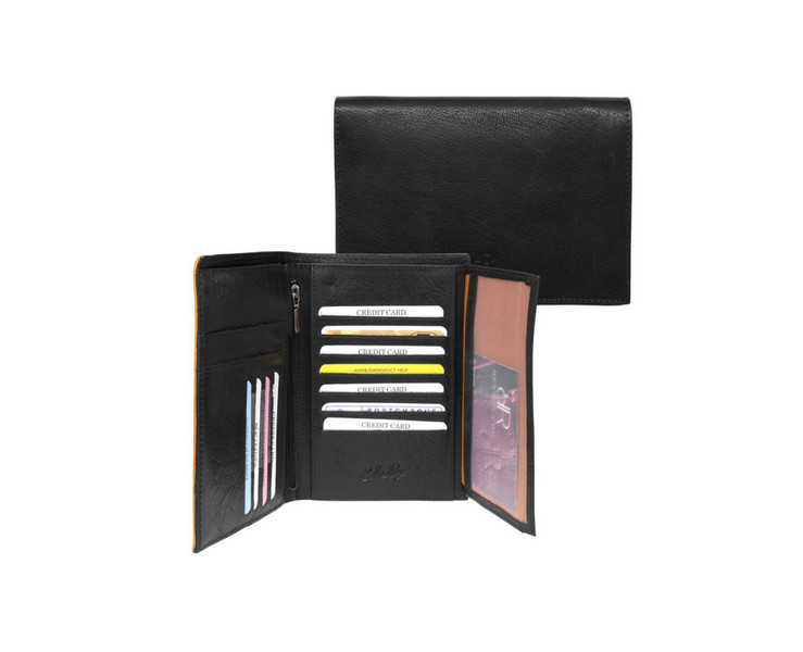 H.J. de Rooy Icon Male Leather Black wallet