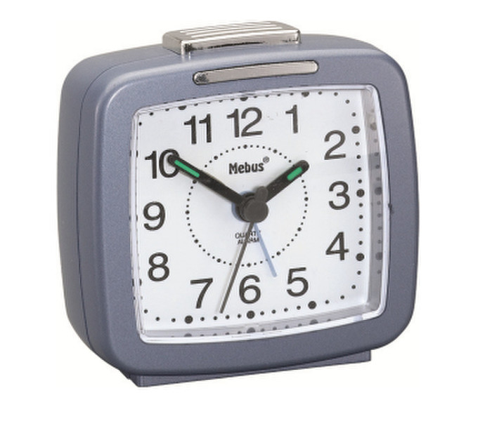 Mebus 26480 Quartz table clock Квадратный Синий настольные часы