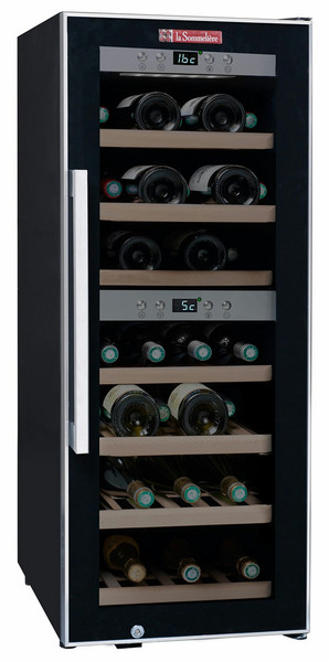 La Sommelière ECS40.2Z freestanding Thermoelectric wine cooler Black 38bottle(s) A