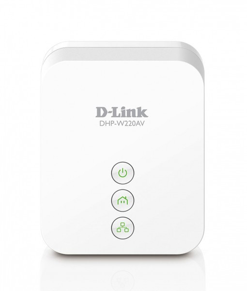 D-Link DHP-W221AV 200Mbit/s Eingebauter Ethernet-Anschluss WLAN Weiß 2Stück(e) PowerLine Netzwerkadapter