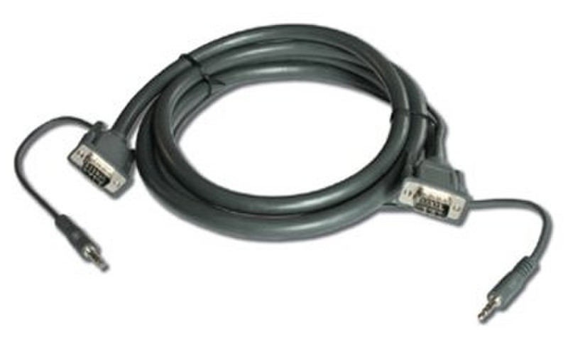 Kramer Electronics C-GMA/GMA-10 3.048m VGA (D-Sub) + 3.5mm VGA (D-Sub) + 3.5mm Black