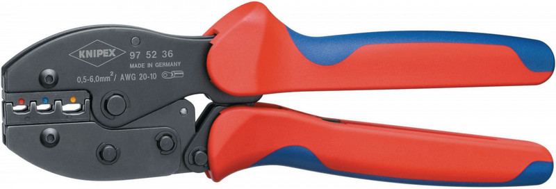 Knipex PreciForce Crimpwerkzeug Schwarz, Blau, Rot