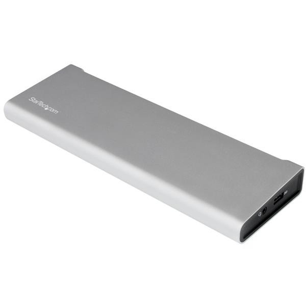 StarTech.com TB2DOCK4K2DP Thunderbolt Cеребряный док-станция для ноутбука