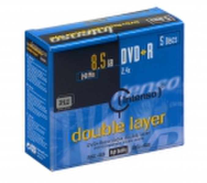 Intenso DVD+R 8,5Gb 2,4x Dual (5)