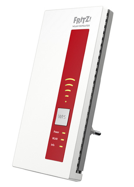 AVM FRITZ!WLAN Repeater 1160 Network repeater Rot, Weiß