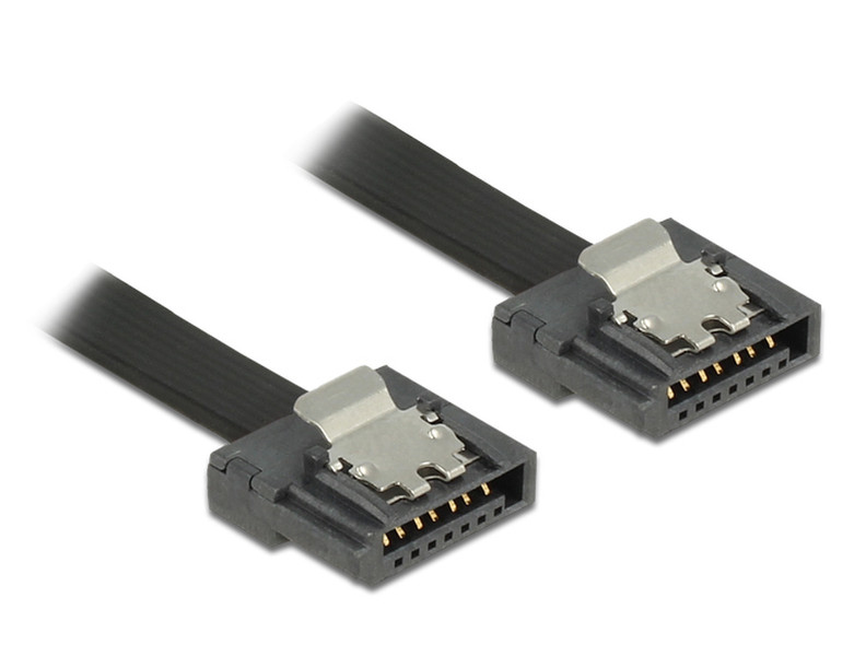 DeLOCK 1m SATA III 1m SATA III 7-pin SATA III 7-pin Schwarz SATA-Kabel