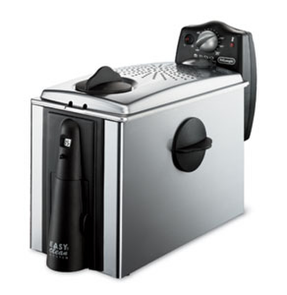 DeLonghi Coolzone Stainless Steel Professional Fryer Single Black,Stainless steel