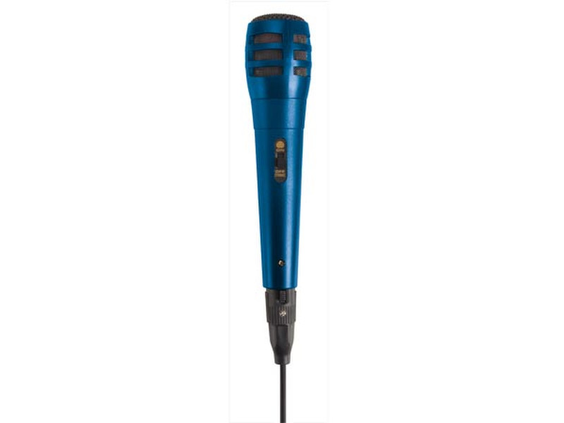 Velleman MIC11BL Karaoke microphone Verkabelt Blau Mikrofon