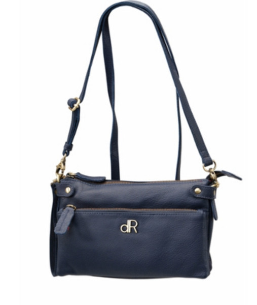 H.J. de Rooy 8712099023830 Leather Blue Messenger bag handbag