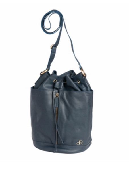 H.J. de Rooy 8712099024493 Leather Blue Bucket bag handbag