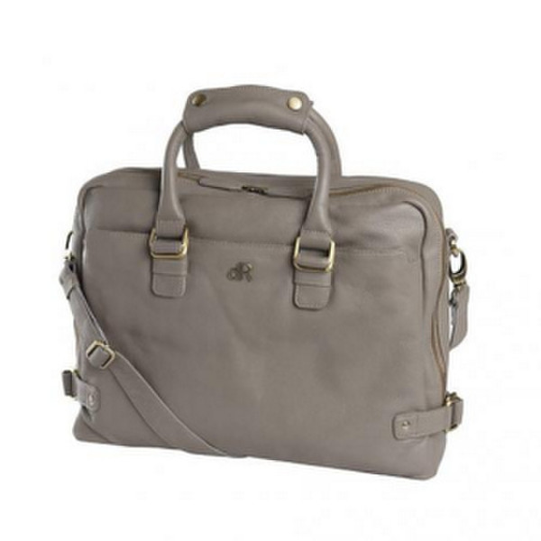 H.J. de Rooy 8712099037868 Leather Grey Messenger bag handbag