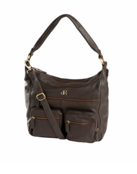 H.J. de Rooy 8712099037998 Leather Grey Messenger bag handbag