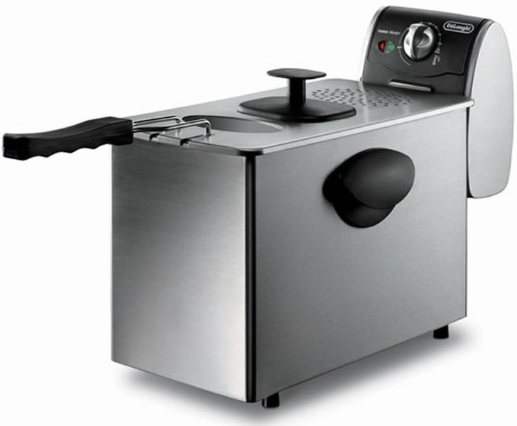 DeLonghi F14422CZ Cool-Zone Stainless Steel Fryer Single Stainless steel
