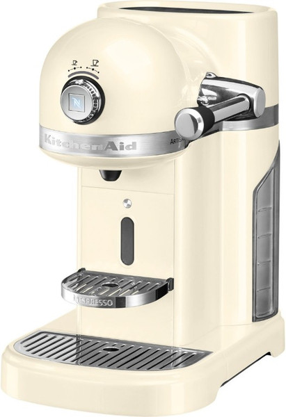 KitchenAid Artisan Nespresso Отдельностоящий Semi-auto Espresso machine 1.4л Кремовый
