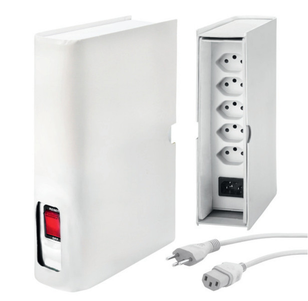 Steffen 2078010 5S 5AC outlet(s) 5V 1.4m White surge protector