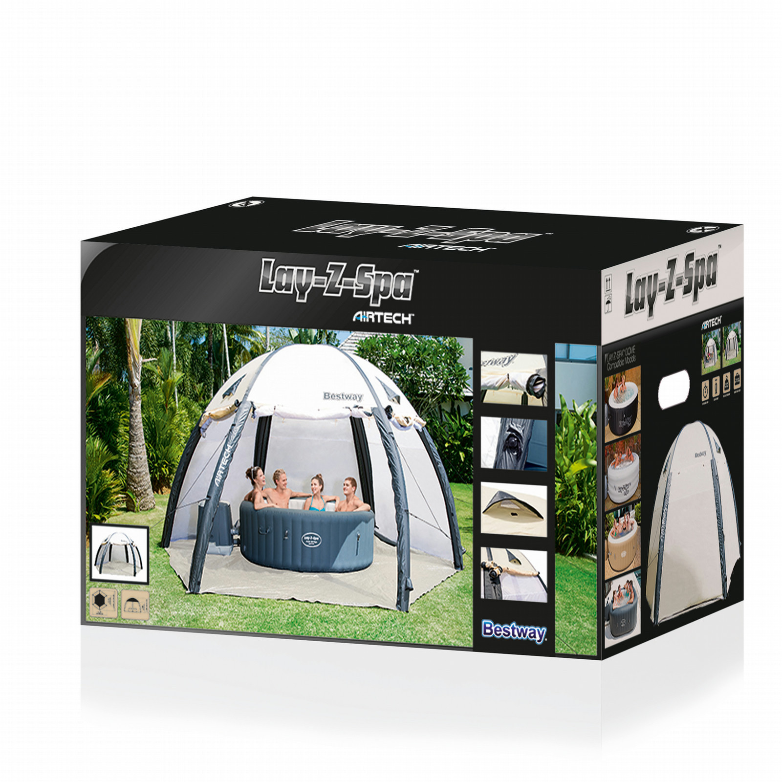 ᐈ Bestway LayZSpa™ Dome 4.20m x 4.20m x 2.50m kaufen • Preise