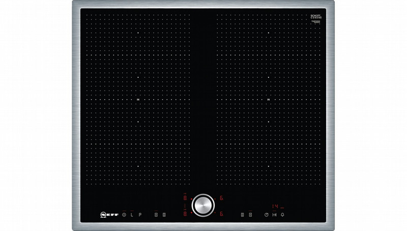 Neff T56BT60N0 Eingebaut Keramik Schwarz, Edelstahl Kochfeld
