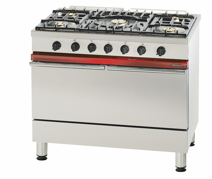 Bartscher Ambassade Freestanding Red,Stainless steel