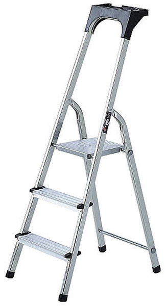 Brennenstuhl 1401230 Step ladder 3steps Black,Silver ladder