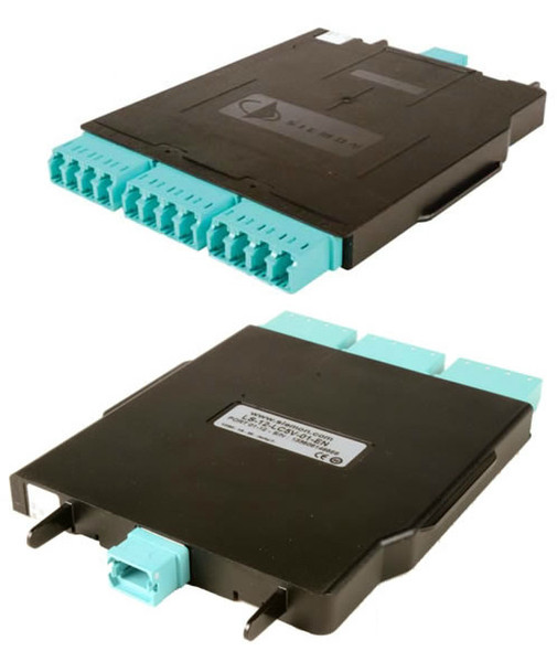 Siemon LS-12-LCSM-01 LC/MTP 1pc(s) Black,Turquoise fiber optic adapter