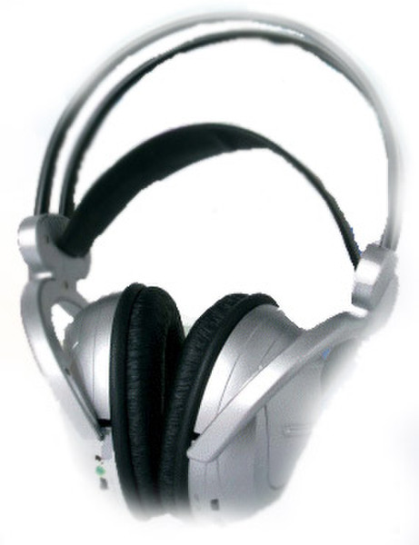 Alecto Headphones WHP800 Silber ohrumschließend Kopfhörer