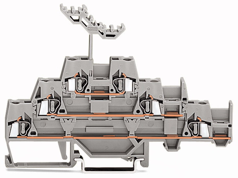 Wago 280-550 6P Grau Elektrischer Anschlussblock