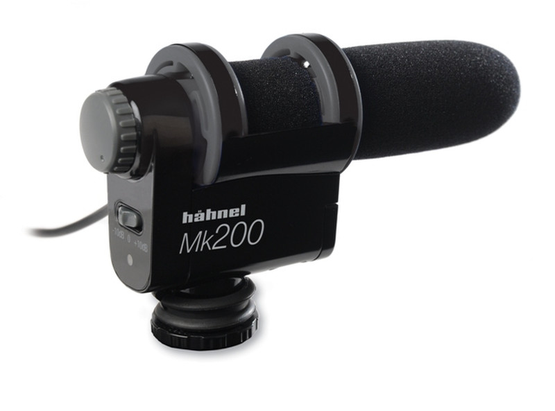 Hahnel MK200 Digital camcorder microphone Проводная Черный