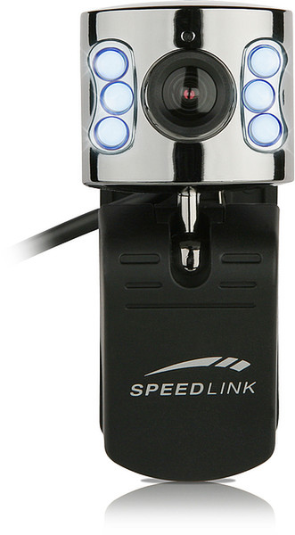 SPEEDLINK Reflect Light Meter USB Webcam 0.1МП 640 x 480пикселей USB Черный вебкамера