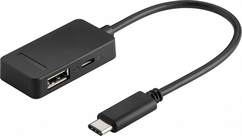 Wentronic USB-C Multiport Adapter USB 3.0 (3.1 Gen 1) Micro-B 480Mbit/s Black