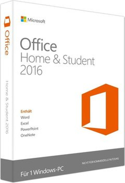 DELL Microsoft Office Home & Student 2016 Voll 1Benutzer