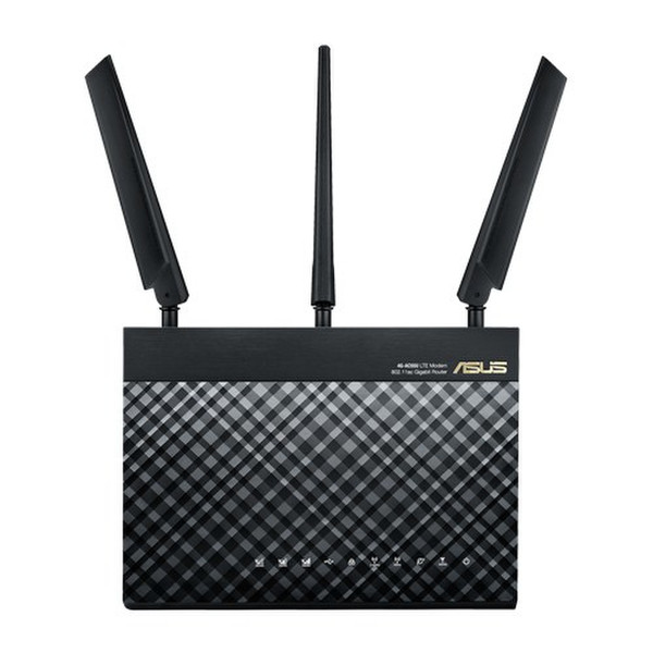 ASUS 4G-AC55U Dual-Band (2,4 GHz/5 GHz) Gigabit Ethernet 3G 4G Schwarz WLAN-Router