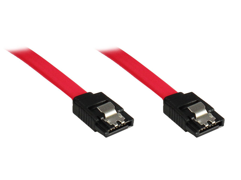 Alcasa SATA - SATA, m-m, 1m 1m SATA SATA Black,Red SATA cable