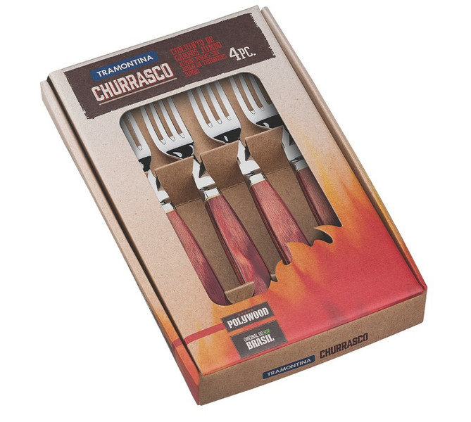 Tramontina Churrasco 21599-757 Steak fork Stainless steel 4pc(s) fork