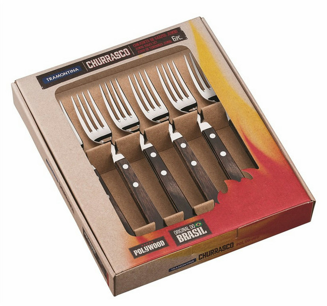 Tramontina Churrasco 21199-971 Steak fork Stainless steel 6pc(s) fork