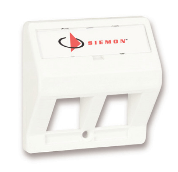 Siemon T50-02 White switch plate/outlet cover